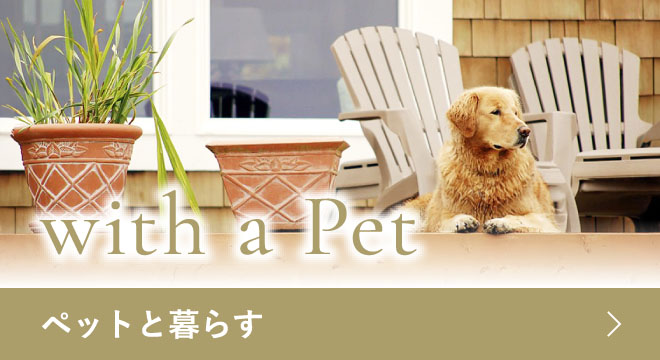 with a Pet　ペットと暮らす